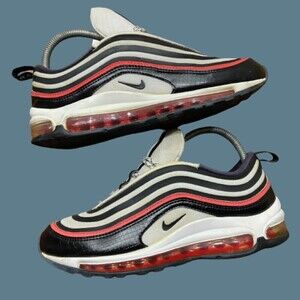 Nike Women’s Air Max 97 Sneakers Black White Red